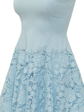 Crepe Mini Dress with Lace Skirt - Collezione Happy Birthday | Lidia Shopping