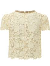 Top in Pizzo con Collo Gioiello - Abbigliamento Donna | Lidia Shopping