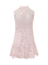 Pink Lace Mini Dress with Collar - Collezione Happy Birthday | Lidia Shopping