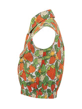 Camicia Crop Smanicata con Stampa Fragole - Abbigliamento Donna | Lidia Shopping