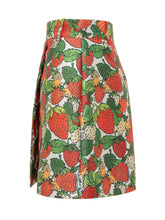 Minigonna con Cinturino e Stampa Fragole - Abbigliamento Donna | Lidia Shopping