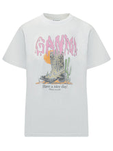 T-shirt in Jersey con Stampa Grafica Frontale - Abbigliamento Donna | Lidia Shopping