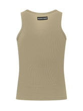 Top Senza Maniche con Scollo Tondo e Logo Ricamato - Abbigliamento Uomo | Lidia Shopping