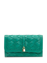 Portafoglio Ryder con Patta e Intreccio - Accessori Donna | Lidia Shopping