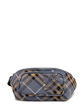 Borsa Belt Bag con Motivo Check e Tasca Frontale - Borse A Tracolla Uomo | Lidia Shopping