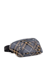 Borsa Belt Bag con Motivo Check e Tasca Frontale - Borse A Tracolla Uomo | Lidia Shopping