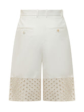 Tailored Bermuda Shorts with Broderie Anglaise Insert - Marni | Lidia Shopping