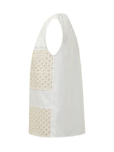 Sleeveless Top with Embroidered Panels - Collezione Happy Birthday | Lidia Shopping