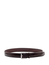 Belt with Metal Buckle and Decorative Details - Men | Lidia Shopping