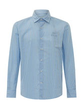 Ice Striped Shirt with Embroidered Logo - Collezione Happy Birthday | Lidia Shopping