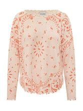 Maglia Mela Bandana in Maglia con Motivo Bandana - Abbigliamento Donna | Lidia Shopping