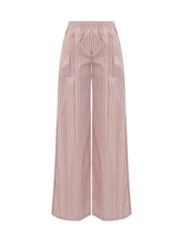 Pantaloni a Righe con Vita Elasticizzata - Abbigliamento Donna | Lidia Shopping