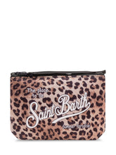 Pochette Aline con Zip e Stampa Animalier - Borse A Tracolla Uomo | Lidia Shopping