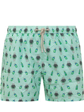 Costume da Bagno con Vita Elastica e Motivo Illustrato - Abbigliamento Uomo | Lidia Shopping