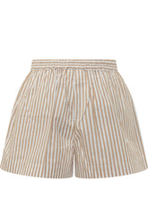 Striped Shorts with Pleats - Mc2 Saint Barth | Lidia Shopping