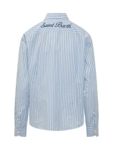 Meredith Striped Shirt with Collar - Mc2 Saint Barth | Lidia Shopping