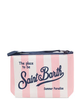 Pochette Aline con Zip e Stampa a Righe - Borse a Tracolla Donna | Lidia Shopping