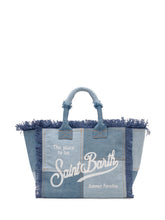 Borsa a Mano in Denim con Frange - Borse A Mano Donna | Lidia Shopping