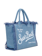 Borsa a Spalla in Denim con Frange - Borse A Spalla Donna | Lidia Shopping