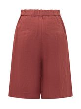 Pantalone Corto a Gamba Ampia con Vita Strutturata - Abbigliamento Donna | Lidia Shopping