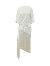 Azul Asymmetric Dress with Fringe - Collezione Happy Birthday | Lidia Shopping