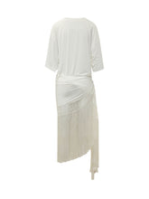 Azul Asymmetric Dress with Fringe - Collezione Happy Birthday | Lidia Shopping