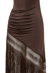 Marisol Asymmetric Dress with Fringe - Collezione Happy Birthday | Lidia Shopping