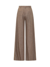 Pantaloni Gessati con Pinces - Abbigliamento Donna | Lidia Shopping