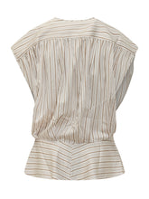 Top Incrociato a Righe con Cintura - Abbigliamento Donna | Lidia Shopping