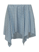 Striped Asymmetrical Draped Skirt - Iro | Lidia Shopping