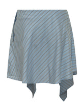 Striped Asymmetrical Draped Skirt - Iro | Lidia Shopping