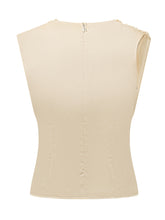 Draped Sleeveless Top - New Collection | Lidia Shopping