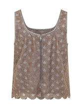 Scalloped Sequin Top - New Collection | Lidia Shopping