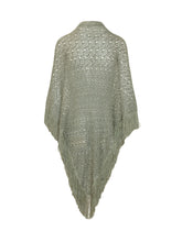 Open Knit Shawl with Fringe - New Collection | Lidia Shopping