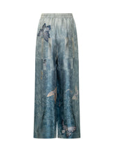 Pantaloni Stampati a Gamba Ampia - Abbigliamento Donna | Lidia Shopping