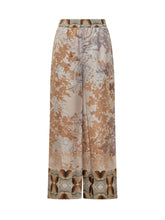 Pantaloni Stampati a Gamba Larga - Abbigliamento Donna | Lidia Shopping