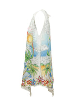 Abito con Scollo all Americana e Stampa Grafica - Abbigliamento Donna | Lidia Shopping