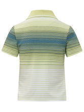 Polo a Righe con Colletto e Bottoni - Abbigliamento Donna | Lidia Shopping