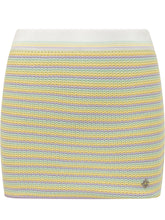 Mini Skirt with Striped Pattern - Casablanca | Lidia Shopping