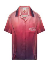 Camicia con Collo Aperto e Stampa Sfumata - Abbigliamento Donna | Lidia Shopping