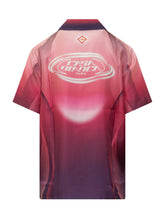 Camicia con Collo Aperto e Stampa Sfumata - Abbigliamento Donna | Lidia Shopping