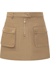 Mini Skirt with Pockets and Front Zip - Casablanca | Lidia Shopping