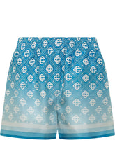 Shorts with Elastic Waist and Geometric Print - Casablanca | Lidia Shopping