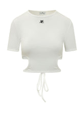 T-shirt con Cut Out e Laccio - Abbigliamento Donna | Lidia Shopping