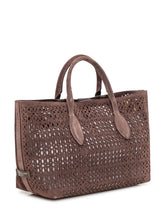 Borsa a Mano Mashup con Traforature e Doppi Manici - Borse a Tracolla Donna | Lidia Shopping