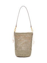 Borsa Secchiello Nefeli con Trama Intrecciata e Coulisse - Borse a Tracolla Donna | Lidia Shopping