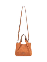 Borsa a Spalla Dua in Pelle Scamosciata - Borse A Spalla Donna | Lidia Shopping