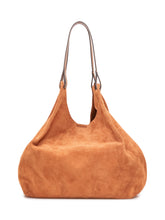 Borsa a Spalla Dua in Pelle Scamosciata - Borse A Spalla Donna | Lidia Shopping