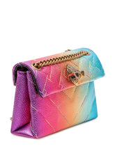 Mini Kensing Leather Bag with Flap and Chain - Collezione Happy Birthday | Lidia Shopping