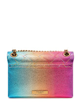 Mini Kensing Leather Bag with Flap and Chain - Collezione Happy Birthday | Lidia Shopping